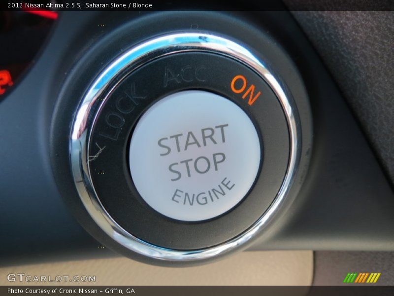 Controls of 2012 Altima 2.5 S