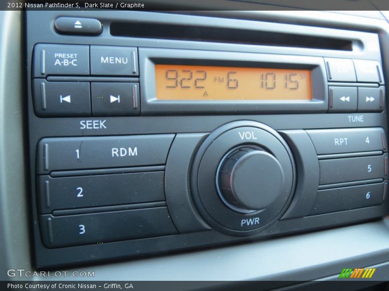 Audio System of 2012 Pathfinder S