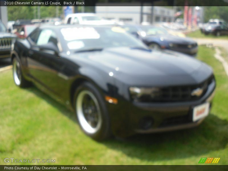 Black / Black 2010 Chevrolet Camaro LS Coupe