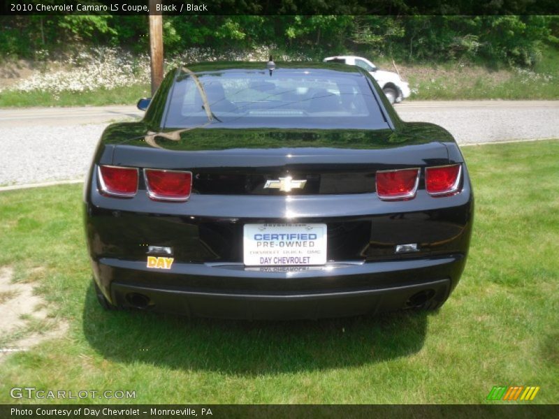 Black / Black 2010 Chevrolet Camaro LS Coupe