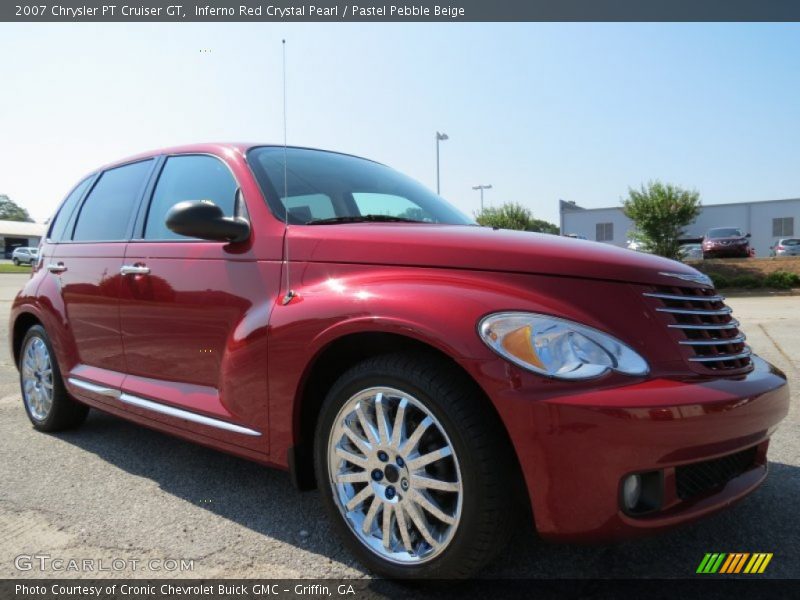 Inferno Red Crystal Pearl / Pastel Pebble Beige 2007 Chrysler PT Cruiser GT