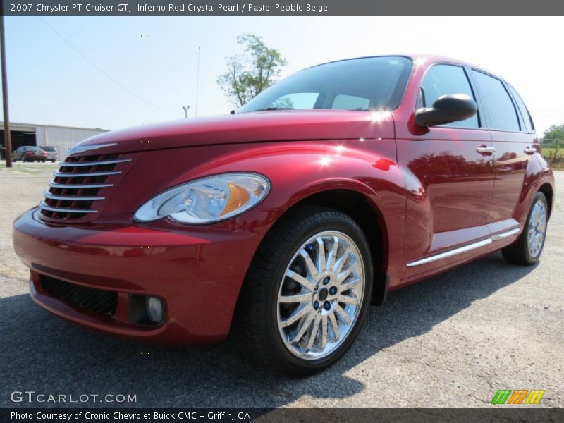 Inferno Red Crystal Pearl / Pastel Pebble Beige 2007 Chrysler PT Cruiser GT