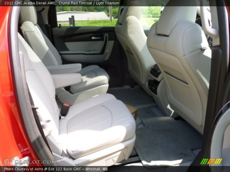 Crystal Red Tintcoat / Light Titanium 2012 GMC Acadia Denali AWD