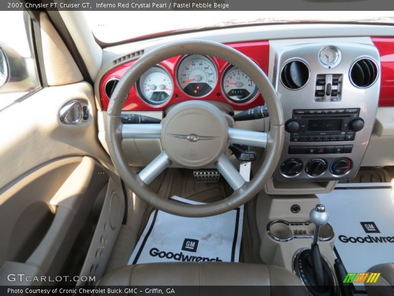 Inferno Red Crystal Pearl / Pastel Pebble Beige 2007 Chrysler PT Cruiser GT