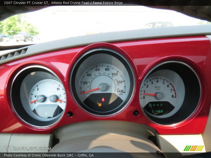 Inferno Red Crystal Pearl / Pastel Pebble Beige 2007 Chrysler PT Cruiser GT