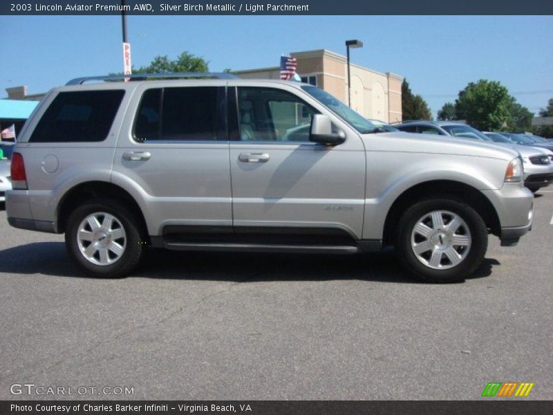 Silver Birch Metallic / Light Parchment 2003 Lincoln Aviator Premium AWD