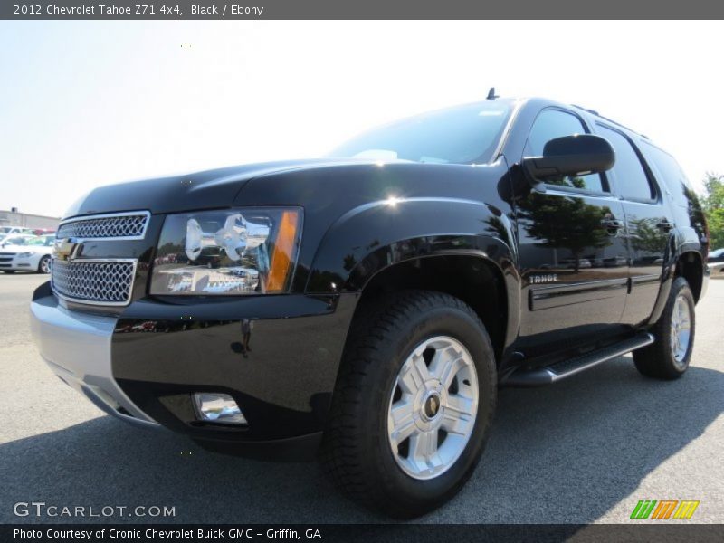 Black / Ebony 2012 Chevrolet Tahoe Z71 4x4
