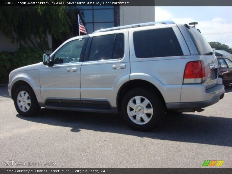 Silver Birch Metallic / Light Parchment 2003 Lincoln Aviator Premium AWD