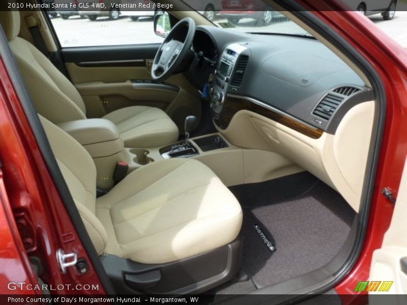 Venetian Red / Beige 2010 Hyundai Santa Fe GLS 4WD