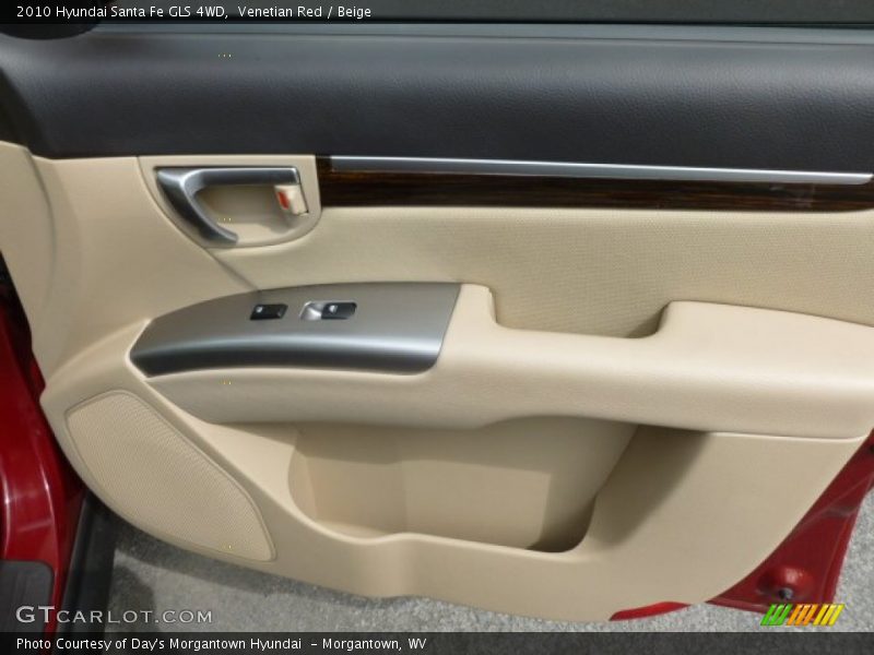 Venetian Red / Beige 2010 Hyundai Santa Fe GLS 4WD