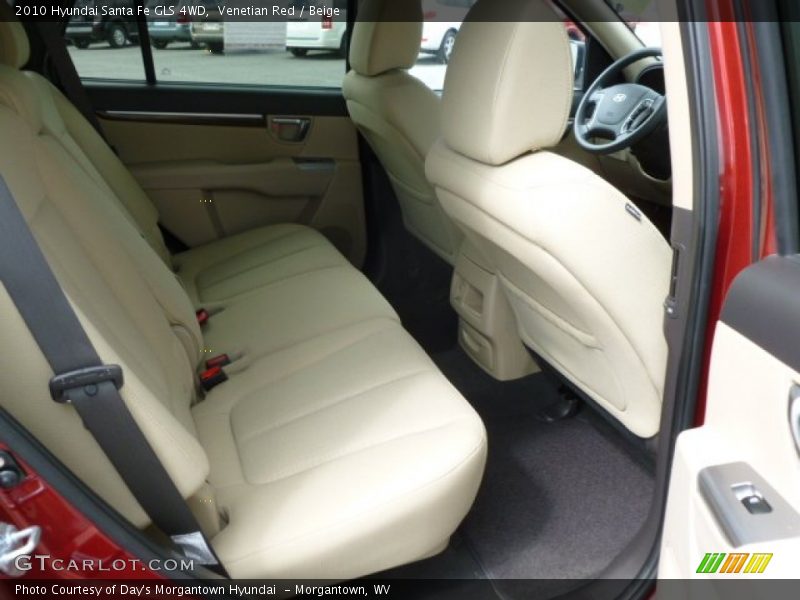 Venetian Red / Beige 2010 Hyundai Santa Fe GLS 4WD