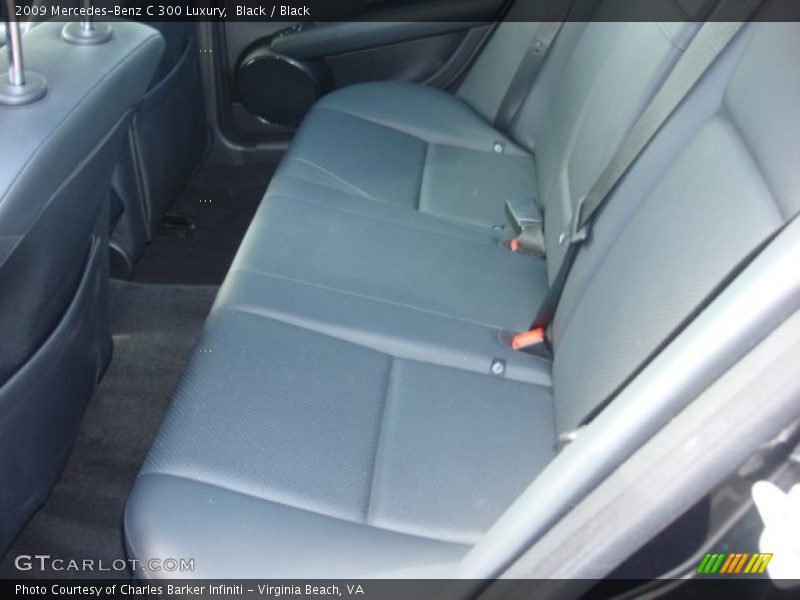 Black / Black 2009 Mercedes-Benz C 300 Luxury