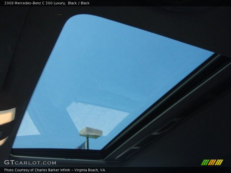 Black / Black 2009 Mercedes-Benz C 300 Luxury