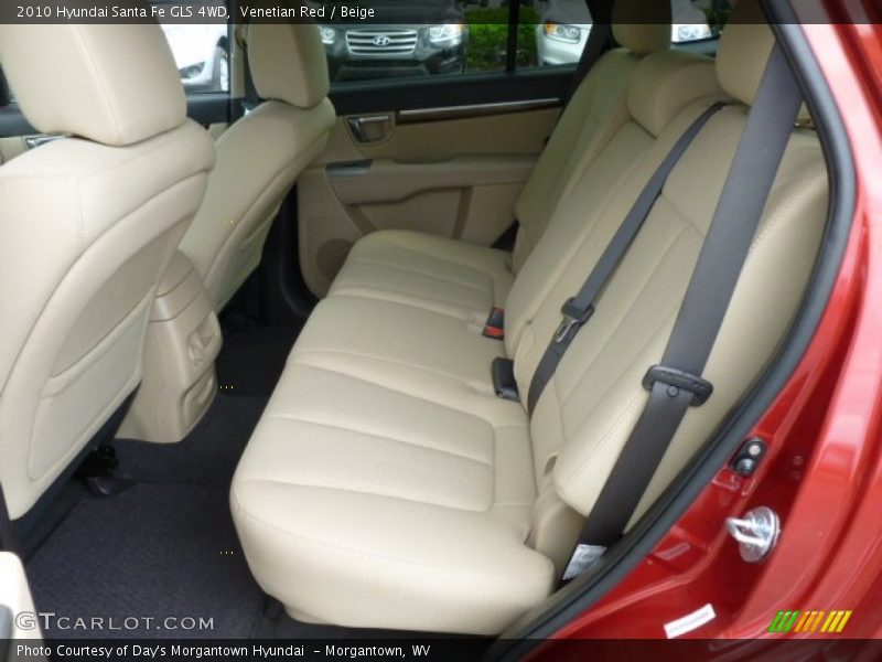 Venetian Red / Beige 2010 Hyundai Santa Fe GLS 4WD
