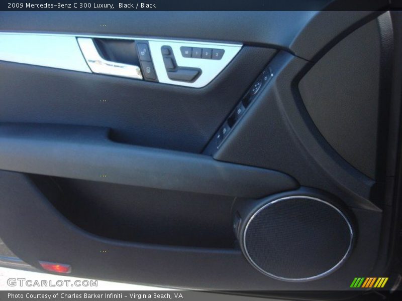 Black / Black 2009 Mercedes-Benz C 300 Luxury