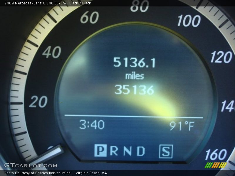 Black / Black 2009 Mercedes-Benz C 300 Luxury