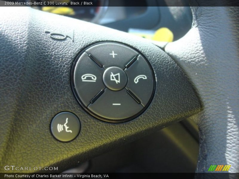 Black / Black 2009 Mercedes-Benz C 300 Luxury