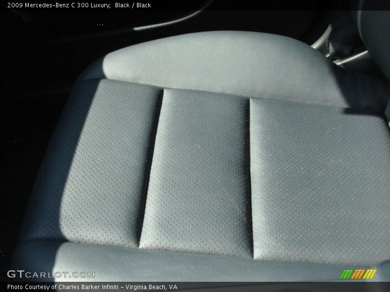 Black / Black 2009 Mercedes-Benz C 300 Luxury