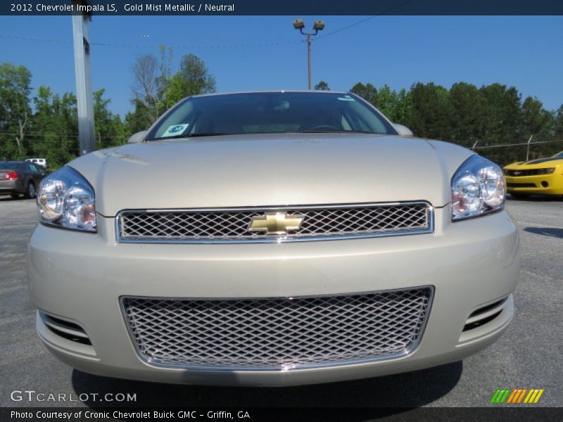 Gold Mist Metallic / Neutral 2012 Chevrolet Impala LS
