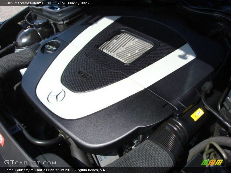 Black / Black 2009 Mercedes-Benz C 300 Luxury