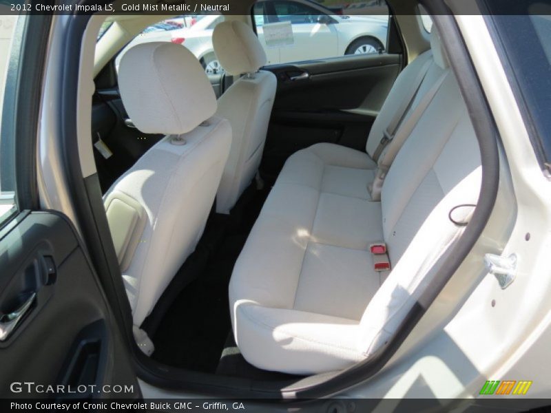 Gold Mist Metallic / Neutral 2012 Chevrolet Impala LS