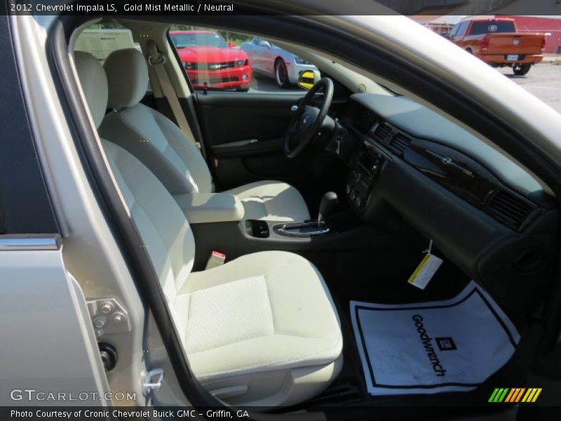 Gold Mist Metallic / Neutral 2012 Chevrolet Impala LS