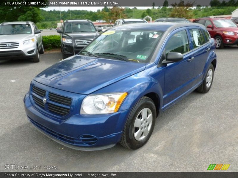 Deep Water Blue Pearl / Dark Slate Gray 2009 Dodge Caliber SE