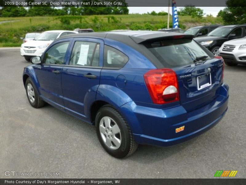 Deep Water Blue Pearl / Dark Slate Gray 2009 Dodge Caliber SE