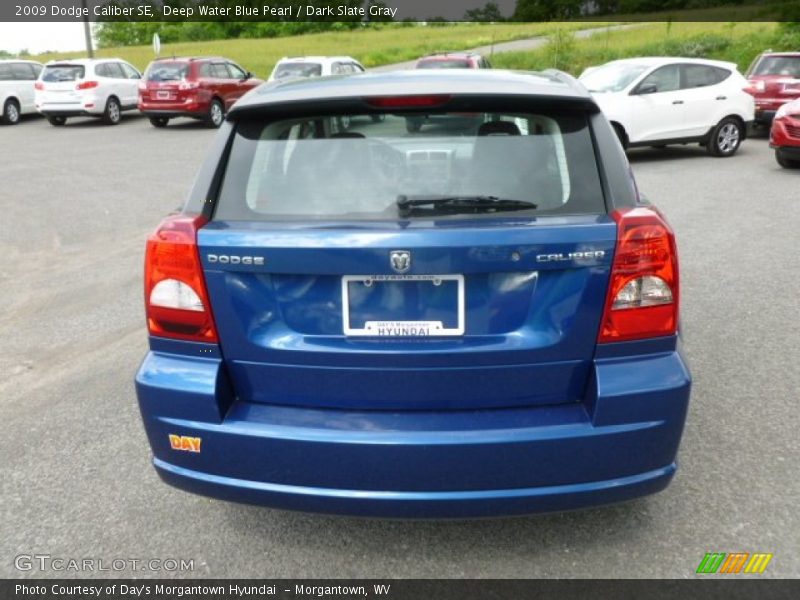 Deep Water Blue Pearl / Dark Slate Gray 2009 Dodge Caliber SE