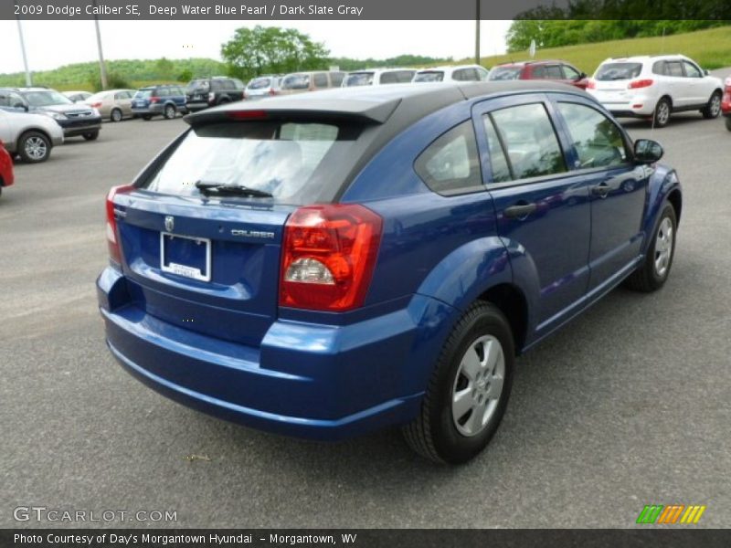 Deep Water Blue Pearl / Dark Slate Gray 2009 Dodge Caliber SE
