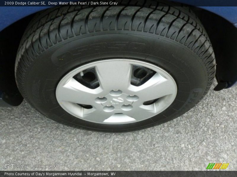 Deep Water Blue Pearl / Dark Slate Gray 2009 Dodge Caliber SE