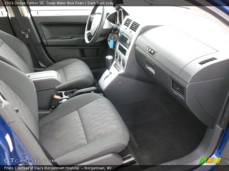 Deep Water Blue Pearl / Dark Slate Gray 2009 Dodge Caliber SE