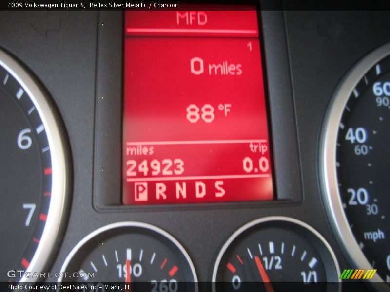 Reflex Silver Metallic / Charcoal 2009 Volkswagen Tiguan S