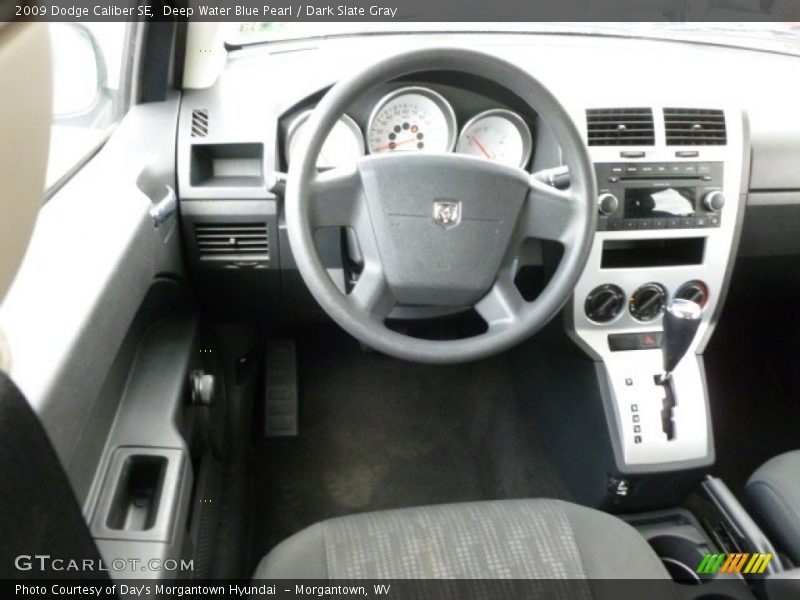 Deep Water Blue Pearl / Dark Slate Gray 2009 Dodge Caliber SE