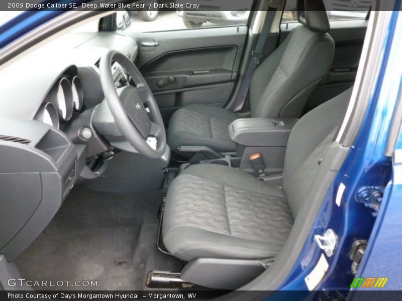 Deep Water Blue Pearl / Dark Slate Gray 2009 Dodge Caliber SE