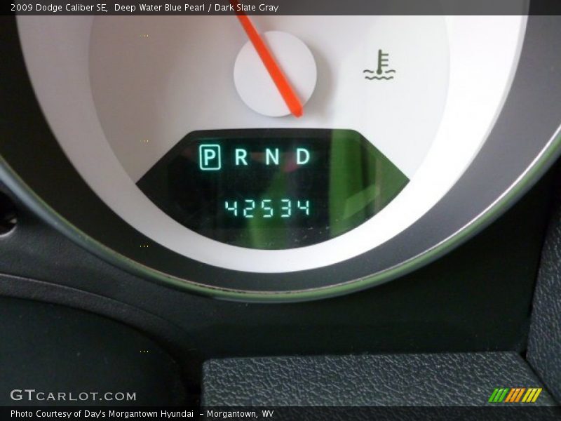 Deep Water Blue Pearl / Dark Slate Gray 2009 Dodge Caliber SE
