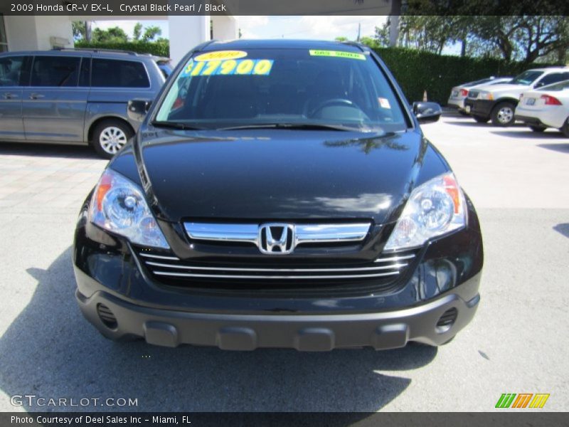 Crystal Black Pearl / Black 2009 Honda CR-V EX-L