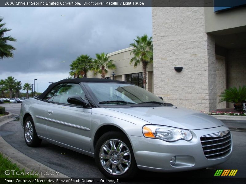 Bright Silver Metallic / Light Taupe 2006 Chrysler Sebring Limited Convertible