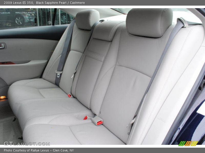 Rear Seat of 2009 ES 350