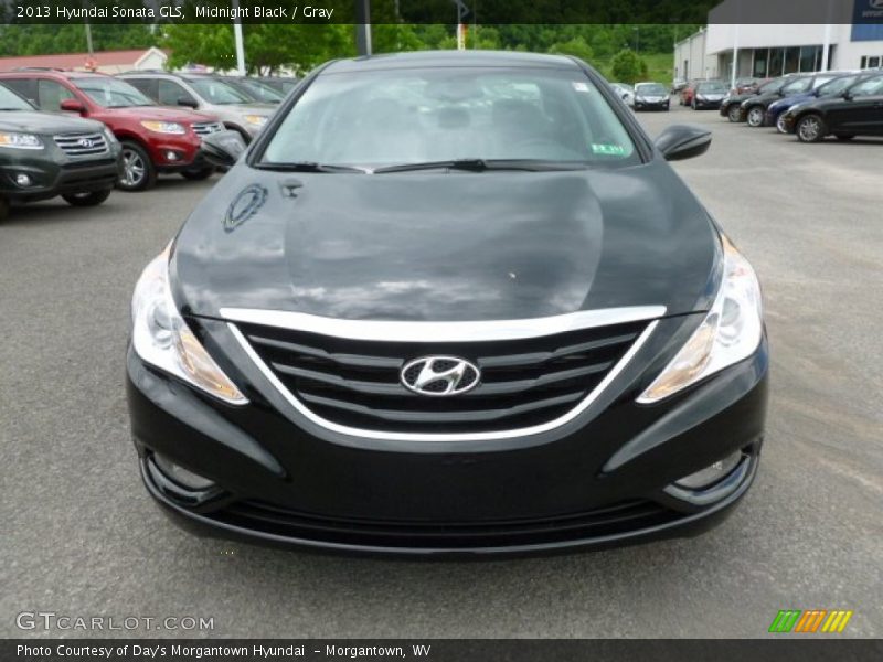 Midnight Black / Gray 2013 Hyundai Sonata GLS