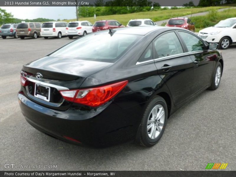 Midnight Black / Gray 2013 Hyundai Sonata GLS