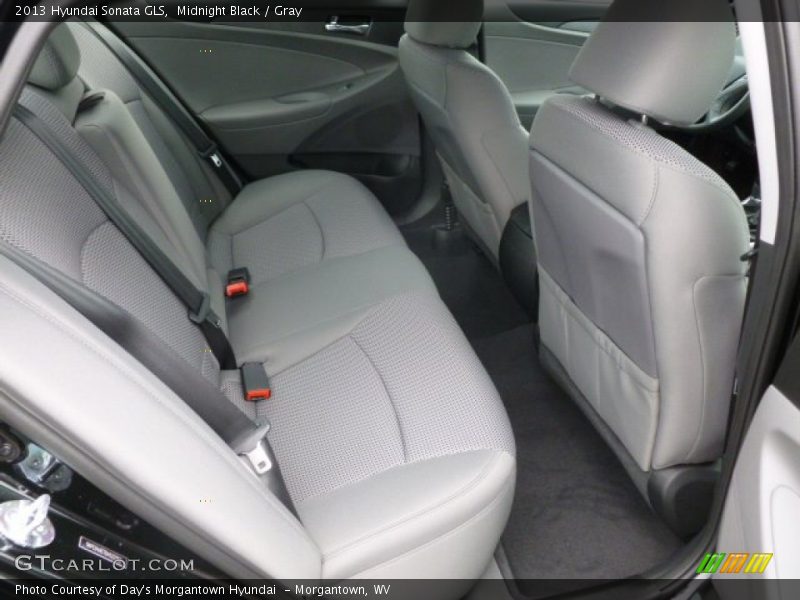 Midnight Black / Gray 2013 Hyundai Sonata GLS