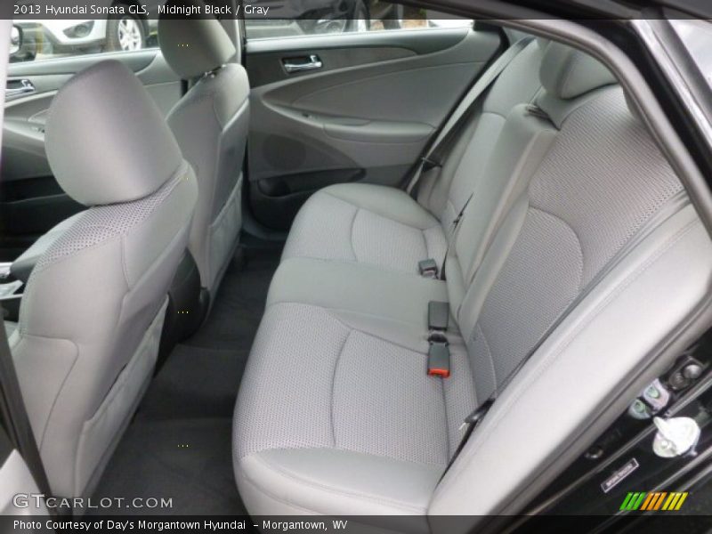 Midnight Black / Gray 2013 Hyundai Sonata GLS