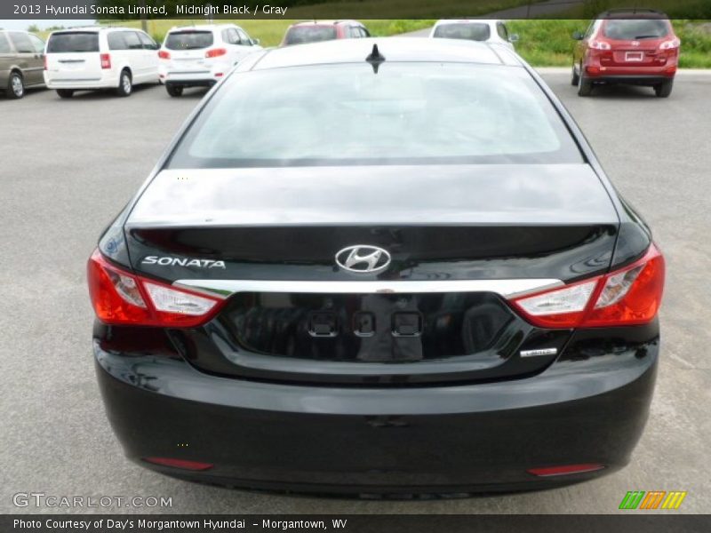 Midnight Black / Gray 2013 Hyundai Sonata Limited