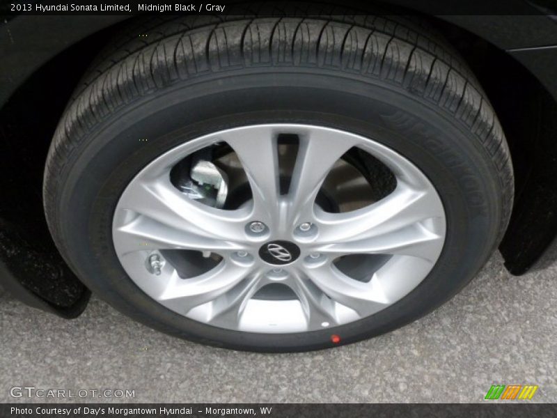 Midnight Black / Gray 2013 Hyundai Sonata Limited