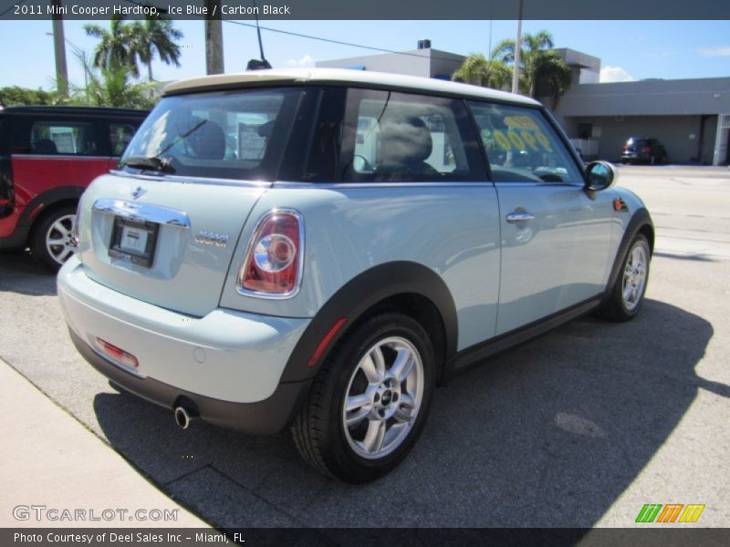 Ice Blue / Carbon Black 2011 Mini Cooper Hardtop