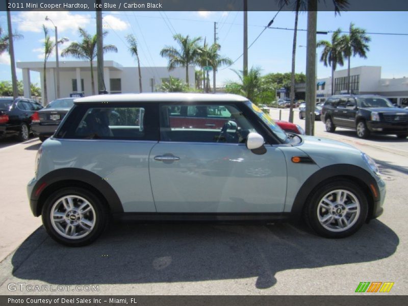 Ice Blue / Carbon Black 2011 Mini Cooper Hardtop