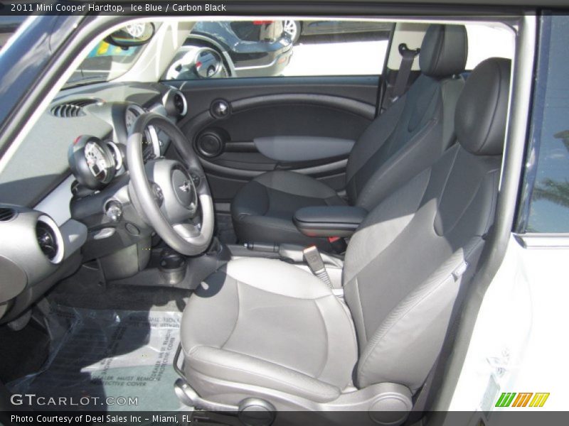  2011 Cooper Hardtop Carbon Black Interior