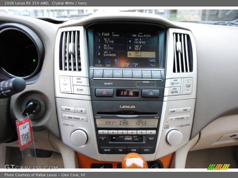 Crystal White / Ivory 2008 Lexus RX 350 AWD