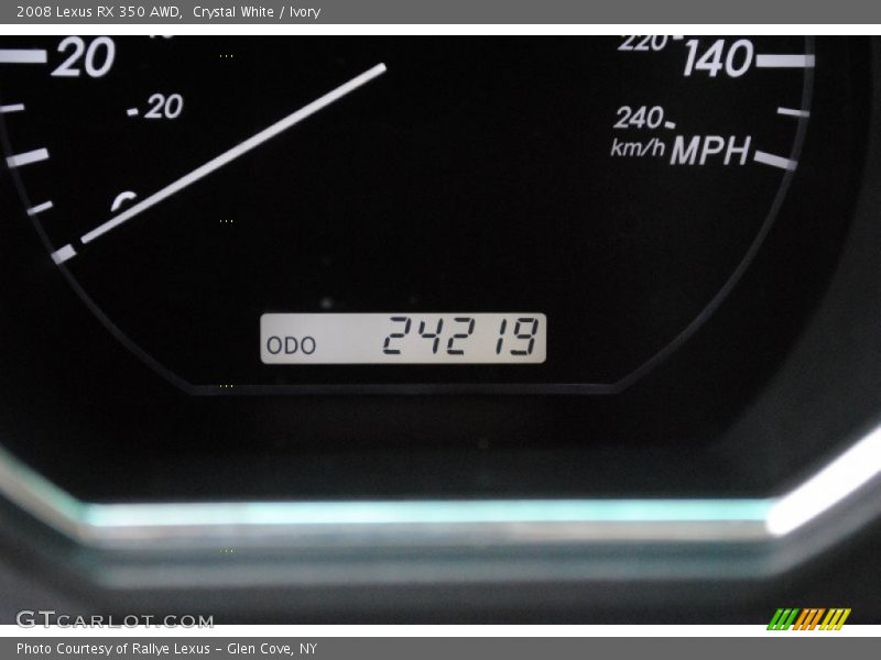 Crystal White / Ivory 2008 Lexus RX 350 AWD
